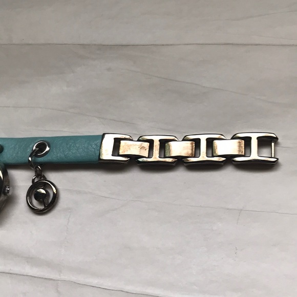 Guess leather & silver bracelet dangle watch - Picture 6 of 8